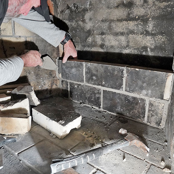 firebox rebuilding, south shore ma