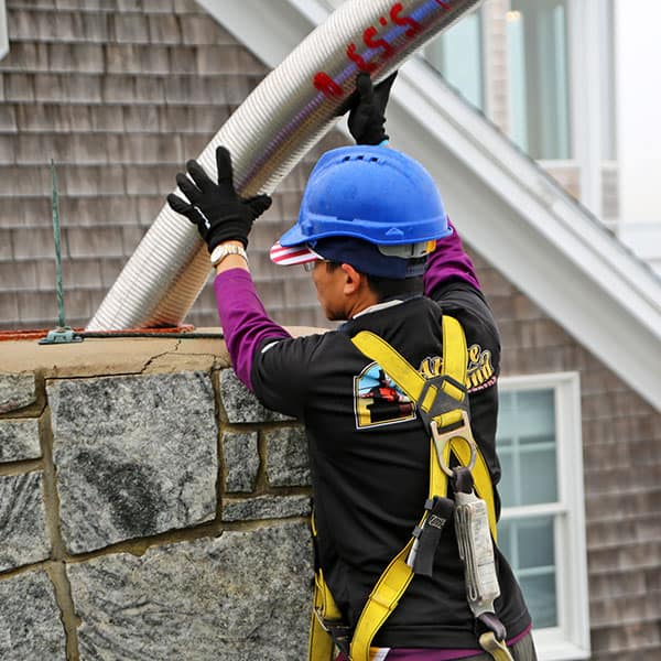 chimney rebuilding in Dover MA